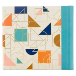 Hallmark Bright Geometric On White Photo Album -Toy Store 200Photo Album Geometric Print on White 1EDY3142 04