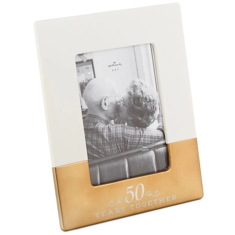 Hallmark 50 Years Together Ceramic Picture Frame, 5x7 3 Hallmark 50 Years Together Ceramic Picture Frame, 5x7