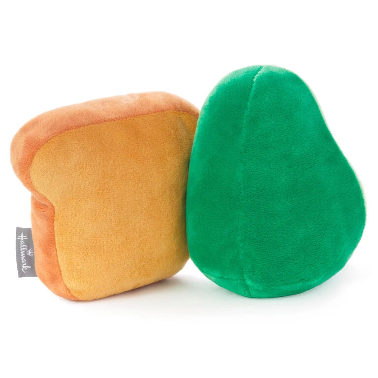 Hallmark Better Together Avocado And Toast Magnetic Plush, 5" 5 Hallmark Better Together Avocado And Toast Magnetic Plush, 5" - Image 3