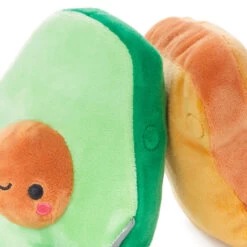 Hallmark Better Together Avocado And Toast Magnetic Plush, 5" 11 Hallmark Better Together Avocado And Toast Magnetic Plush, 5" -Toy Store Avocado and Toast Magnetic Plush 1KID2091 05