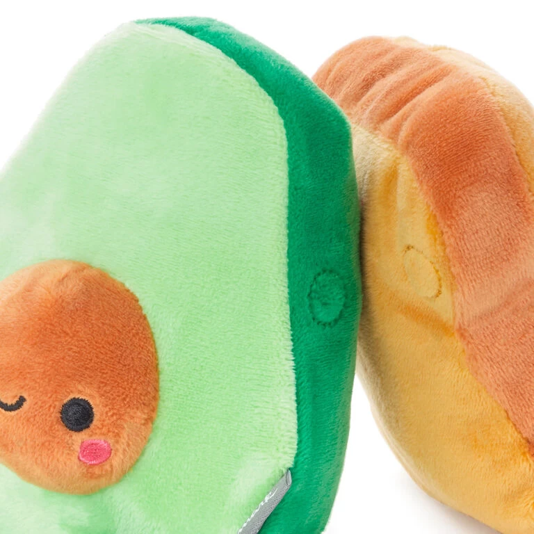 Hallmark Better Together Avocado And Toast Magnetic Plush, 5" 7 Hallmark Better Together Avocado And Toast Magnetic Plush, 5" - Image 5
