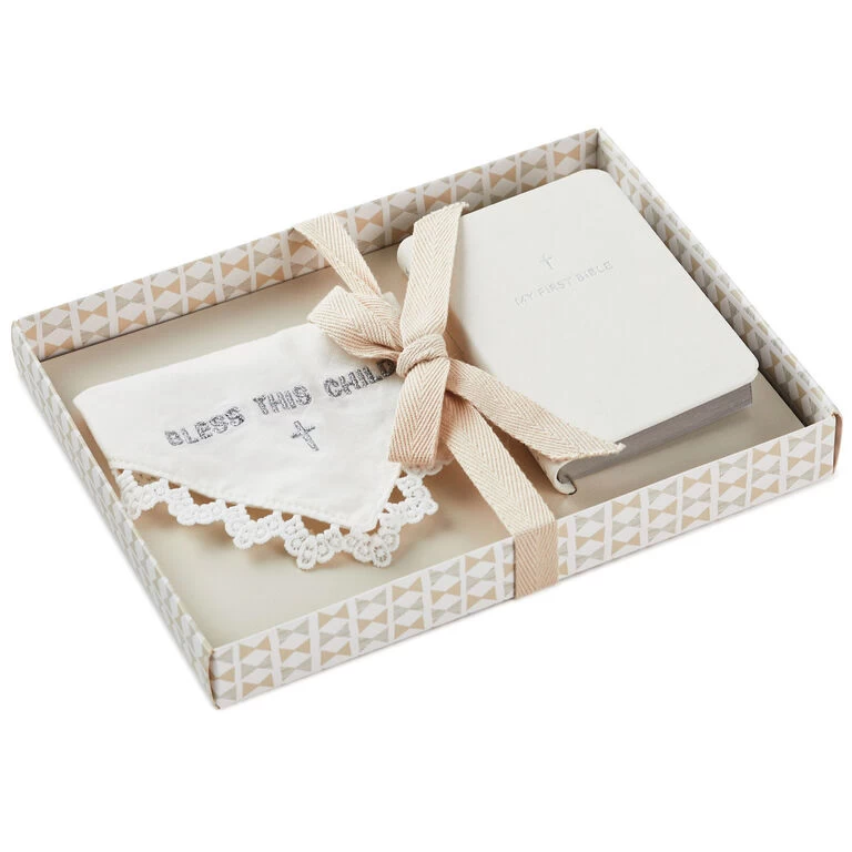 Hallmark Commemorative Handkerchief And First Bible Set 7 Hallmark Commemorative Handkerchief And First Bible Set - Image 5