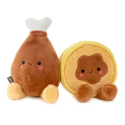 Hallmark Better Together Chicken And Waffle Magnetic Plush, 6.75"