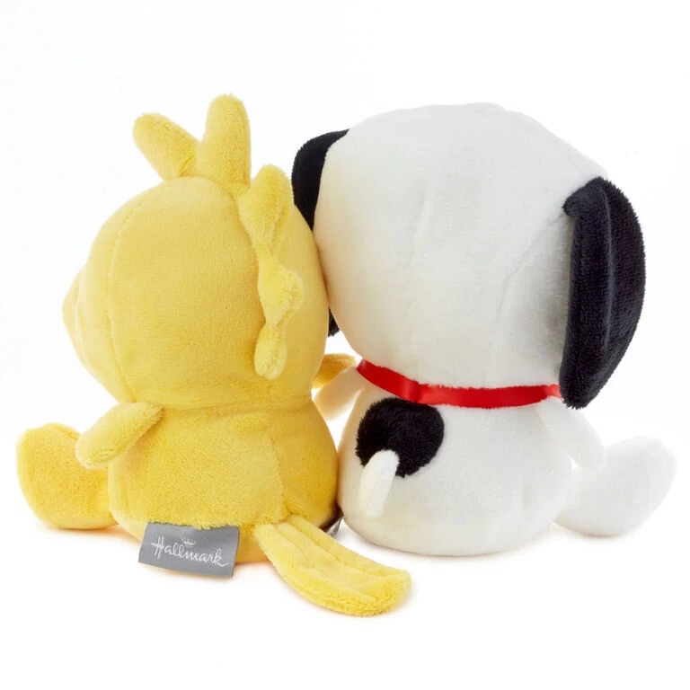 Hallmark Better Together Peanuts® Snoopy And Woodstock Magnetic Plush, 5.25" 4 Hallmark Better Together Peanuts® Snoopy And Woodstock Magnetic Plush, 5.25" - Image 3