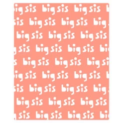 Hallmark Big Sis Fleece Blanket, 50x60 -Toy Store Big Sis Fleece Blanket 1BBY4845 03
