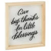 Hallmark Big Thanks Framed Quote Sign, 7x8 1 Hallmark Big Thanks Framed Quote Sign, 7x8 -Toy Store Big Thanks for Little Blessings Framed Quote Sign 1SNN1066 01