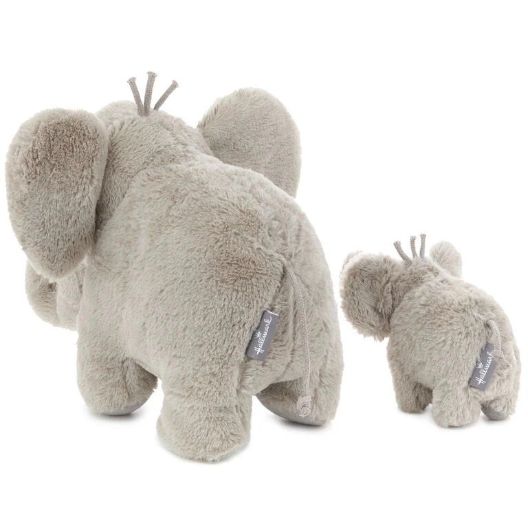 Hallmark Big And Little Elephant Singing Stuffed Animals With Motion, 8" 4 Hallmark Big And Little Elephant Singing Stuffed Animals With Motion, 8" - Image 2