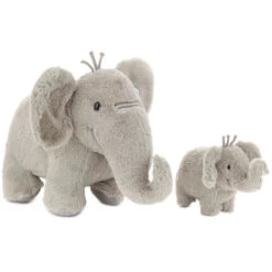 Hallmark Big And Little Elephant Singing Stuffed Animals With Motion, 8" 8 Hallmark Big And Little Elephant Singing Stuffed Animals With Motion, 8" -Toy Store Big and Little Elephant Singing Plush With Motion 1BBY4694 03