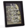 Hallmark Harry Potter™ Friendship And Bravery Hermione Granger™ Framed Quote Sign, 8x10 1 Hallmark Harry Potter™ Friendship And Bravery Hermione Granger™ Framed Quote Sign, 8x10 -Toy Store Black and Gold Books and Hermione Quote Framed Sign 1HPO1085 01
