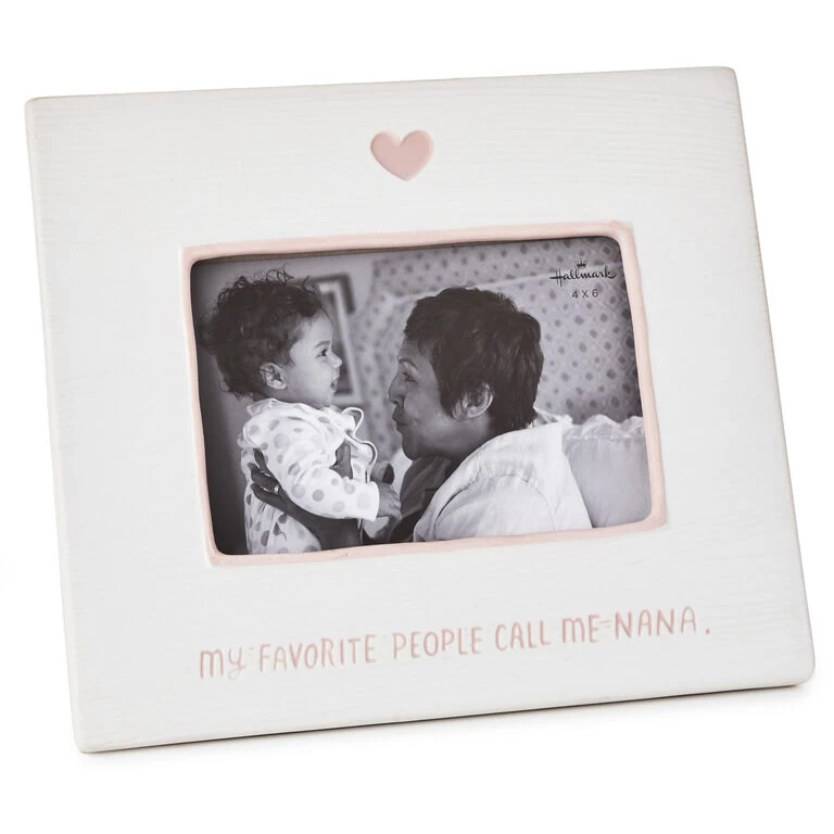 Hallmark My Favorite People Call Me Nana Ceramic Picture Frame, 4x6 3 Hallmark My Favorite People Call Me Nana Ceramic Picture Frame, 4x6