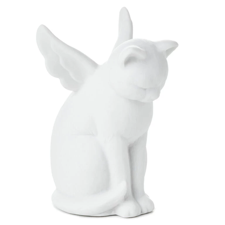 Hallmark Cat Angel Figurine Pet Memorial Gift, 3.25" 3 Hallmark Cat Angel Figurine Pet Memorial Gift, 3.25"