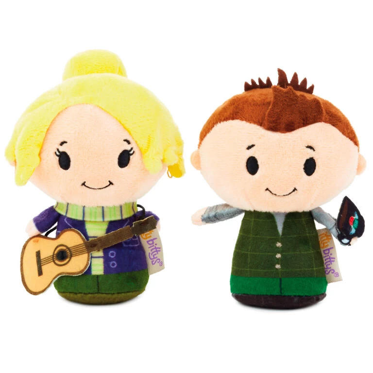 Hallmark Itty Bittys® Friends Chandler And Phoebe Plush, Set Of 2 3 Hallmark Itty Bittys® Friends Chandler And Phoebe Plush, Set Of 2
