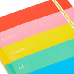 Hallmark Crayola® Every Shade Of Happy Hardback Notebook 13 Hallmark Crayola® Every Shade Of Happy Hardback Notebook -Toy Store Crayola Rainbow Stripe Hardcover Notebook 3HWJ2112 05