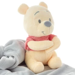 Hallmark Disney Baby Winnie The Pooh Plush And Lovey Blanket -Toy Store Disney Baby Winnie the Pooh Plush and Lovey Blanket Set 1BBY4826 04