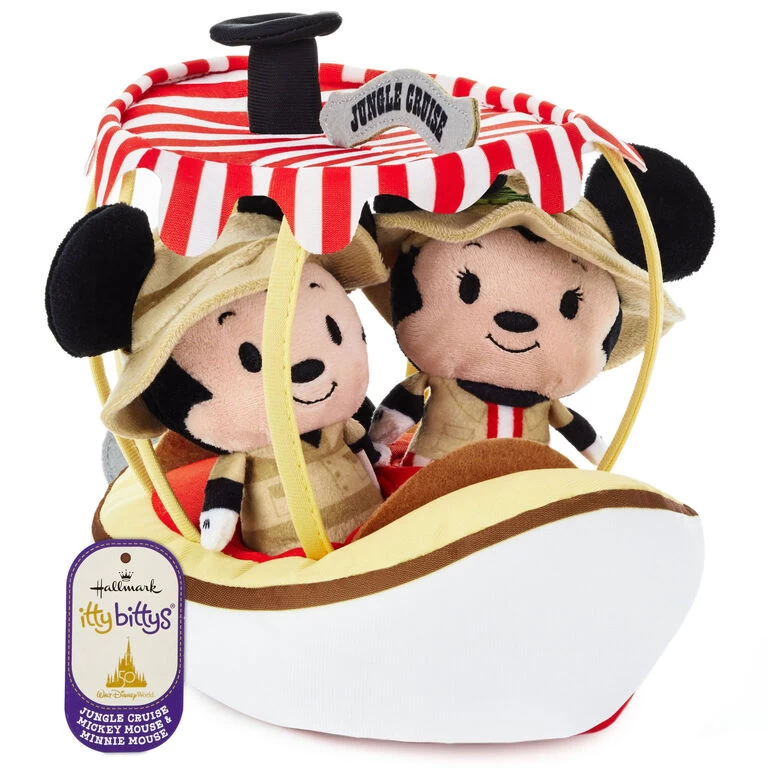 Hallmark Itty Bittys® Walt Disney World 50th Anniversary Jungle Cruise Mickey And Minnie Plush, Set Of 3 7 Hallmark Itty Bittys® Walt Disney World 50th Anniversary Jungle Cruise Mickey And Minnie Plush, Set Of 3 - Image 5