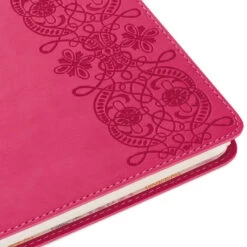Hallmark Embossed Border Fuchsia Faux Leather Notebook 13 Hallmark Embossed Border Fuchsia Faux Leather Notebook -Toy Store Embossed Border Fuchsia Faux Leather Notebook 5HWJ6937 05