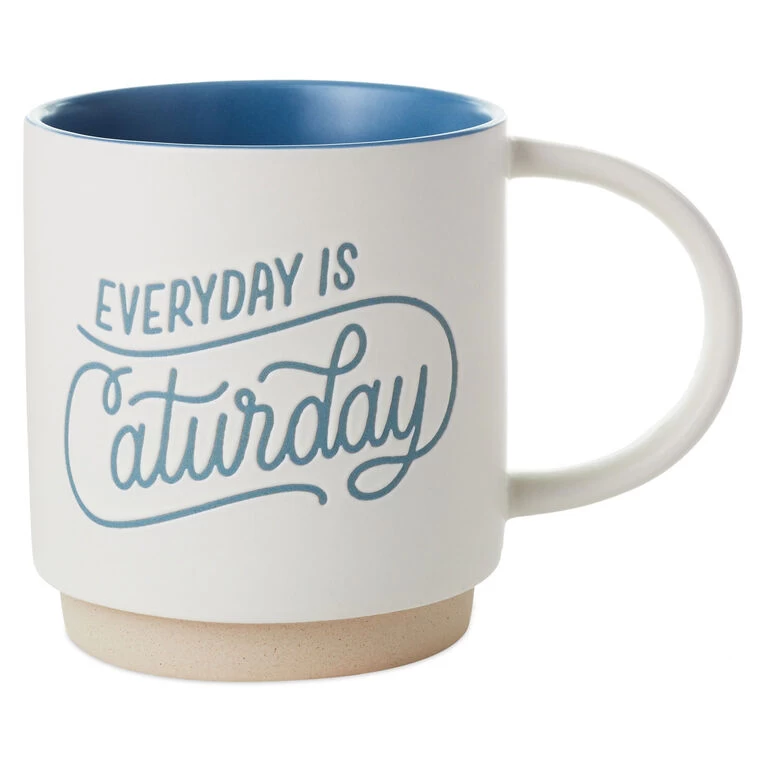 Hallmark Everyday Is Caturday Mug, 16 Oz. 3 Hallmark Everyday Is Caturday Mug, 16 Oz.