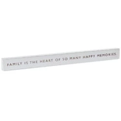 Hallmark Family Is The Heart Wood Quote Sign, 23.5x2