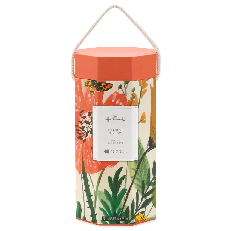 Hallmark Floral No. 021 1,000-Piece Jigsaw Puzzle 3 Hallmark Floral No. 021 1,000-Piece Jigsaw Puzzle