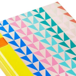 Hallmark Geometric Triangles Hardback Notebook 13 Hallmark Geometric Triangles Hardback Notebook -Toy Store Geometric Triangles Hardcover Notebook 1HWJ7052 05