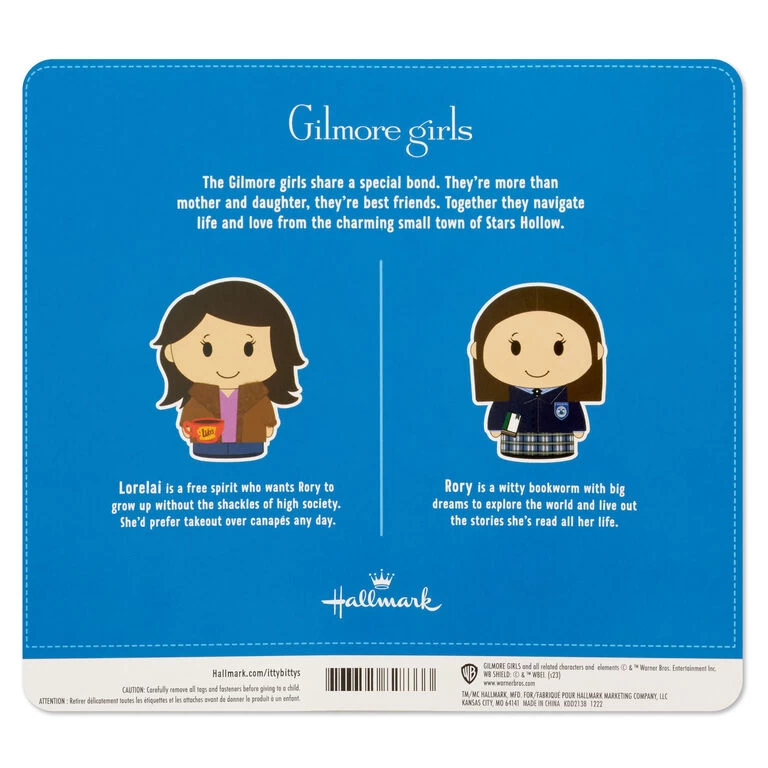 Hallmark Itty Bittys® Gilmore Girls Lorelai And Rory Gilmore Plush, Set Of 2 6 Hallmark Itty Bittys® Gilmore Girls Lorelai And Rory Gilmore Plush, Set Of 2 - Image 4