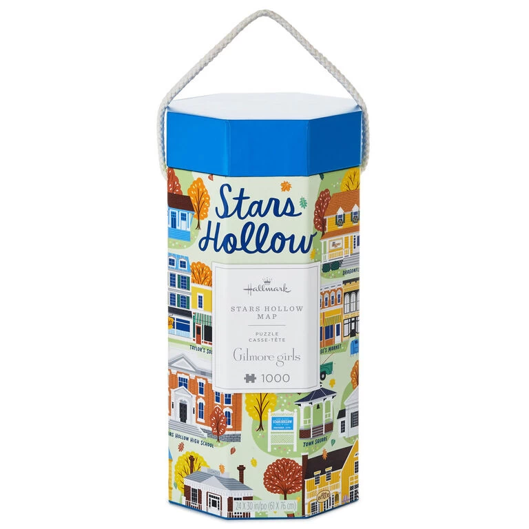 Hallmark Gilmore Girls Stars Hollow Map 1,000-Piece Jigsaw Puzzle 3 Hallmark Gilmore Girls Stars Hollow Map 1,000-Piece Jigsaw Puzzle