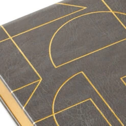 Hallmark Gold Geometric Faux Leather Small List Pad 10 Hallmark Gold Geometric Faux Leather Small List Pad -Toy Store Gold Geometric Faux Leather Small Memo Pad 1SOM3821 04