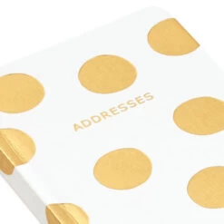 Hallmark Gold Polka Dots Address Book 15 Hallmark Gold Polka Dots Address Book -Toy Store Gold Polka Dots Address Book 1ADD1620 06
