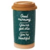 Hallmark Good Morning Ceramic Travel Mug, 12 Oz. -Toy Store Good Morning Ceramic Travel Mug 1SNN1079 01