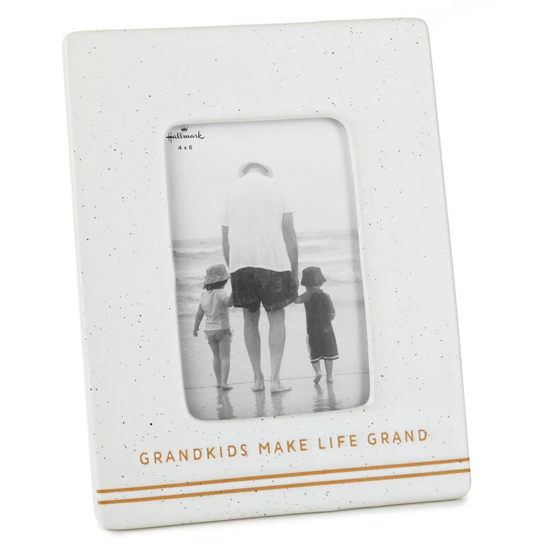 Hallmark Grandkids Make Life Grand Ceramic Picture Frame, 4x6 3 Hallmark Grandkids Make Life Grand Ceramic Picture Frame, 4x6