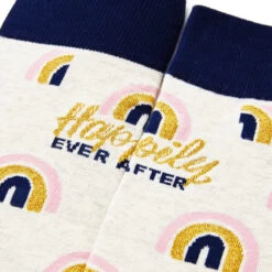Hallmark Channel Happily Ever After Novelty Crew Socks 8 Hallmark Channel Happily Ever After Novelty Crew Socks -Toy Store Hallmark Channel 1 Fan Rainbows Novelty Crew Socks 1HKC2243 03