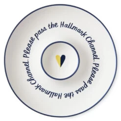 Hallmark Channel Chip And Dip Plate