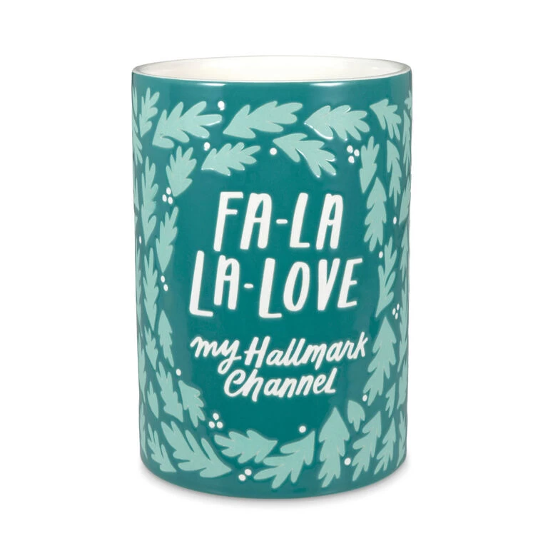 Hallmark Channel Fa-La-La-Love Ceramic Wine Chiller 3 Hallmark Channel Fa-La-La-Love Ceramic Wine Chiller