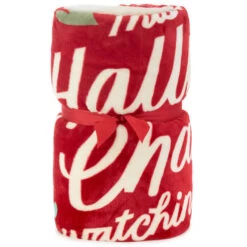 Hallmark Channel Red Oversized Blanket, 60x80