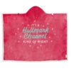 Hallmark Channel Kind Of Night Hooded Blanket, 50x70 1 Hallmark Channel Kind Of Night Hooded Blanket, 50x70 -Toy Store Hallmark Channel Kind of Night Red Hooded Blanket 1XKT3530 01