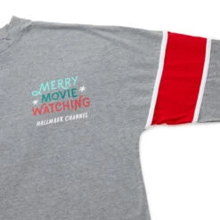 Hallmark Channel Merry Movie Watching Long Sleeve Jersey, X-Large 8 Hallmark Channel Merry Movie Watching Long Sleeve Jersey, X-Large -Toy Store Hallmark Channel Movie Watching Long Sleeve Shirt 1XKT3547 03