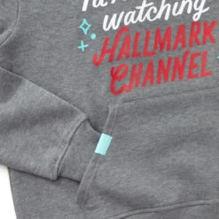 Hallmark Channel Rather Be Watching Sweatshirt Hoodie, X-Large -Toy Store Hallmark Channel Rather Be Watching Sweatshirt Hoodie 1XKT3552 03