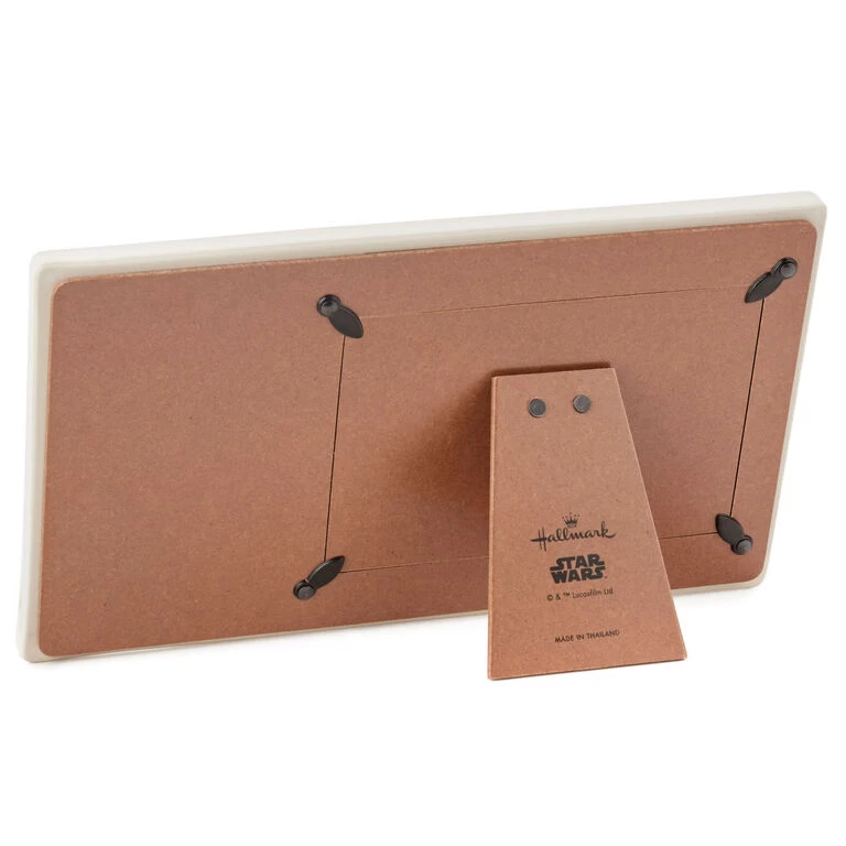 Hallmark Star Wars™ Han Solo™ And Princess Leia™ I Love You I Know Ceramic Picture Frame, 4x6 4 Hallmark Star Wars™ Han Solo™ And Princess Leia™ I Love You I Know Ceramic Picture Frame, 4x6 - Image 2