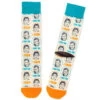 Hallmark Star Wars™ Han Solo™ And Princess Leia™ I Love You I Know Novelty Crew Socks 2 Hallmark Star Wars™ Han Solo™ And Princess Leia™ I Love You I Know Novelty Crew Socks -Toy Store Han Solo and Princess Leia Blue and Orange Socks 1SHP2168 01