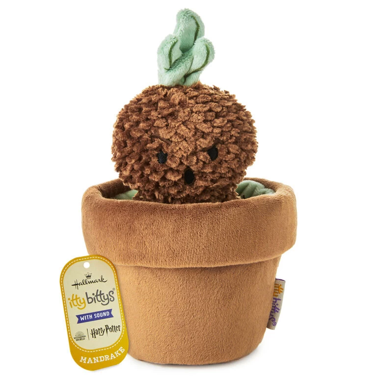Hallmark Itty Bittys® Harry Potter™ Mandrake™ Plush With Sound 4 Hallmark Itty Bittys® Harry Potter™ Mandrake™ Plush With Sound - Image 2