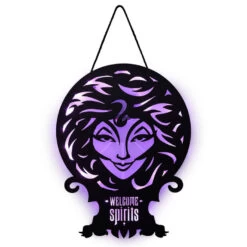 Hallmark Disney The Haunted Mansion Madam Leota Lighted Hanging Sign, 11x16 9 Hallmark Disney The Haunted Mansion Madam Leota Lighted Hanging Sign, 11x16 -Toy Store Haunted Mansion Madame Leota Metal Sign With Light 1HGN1503 04