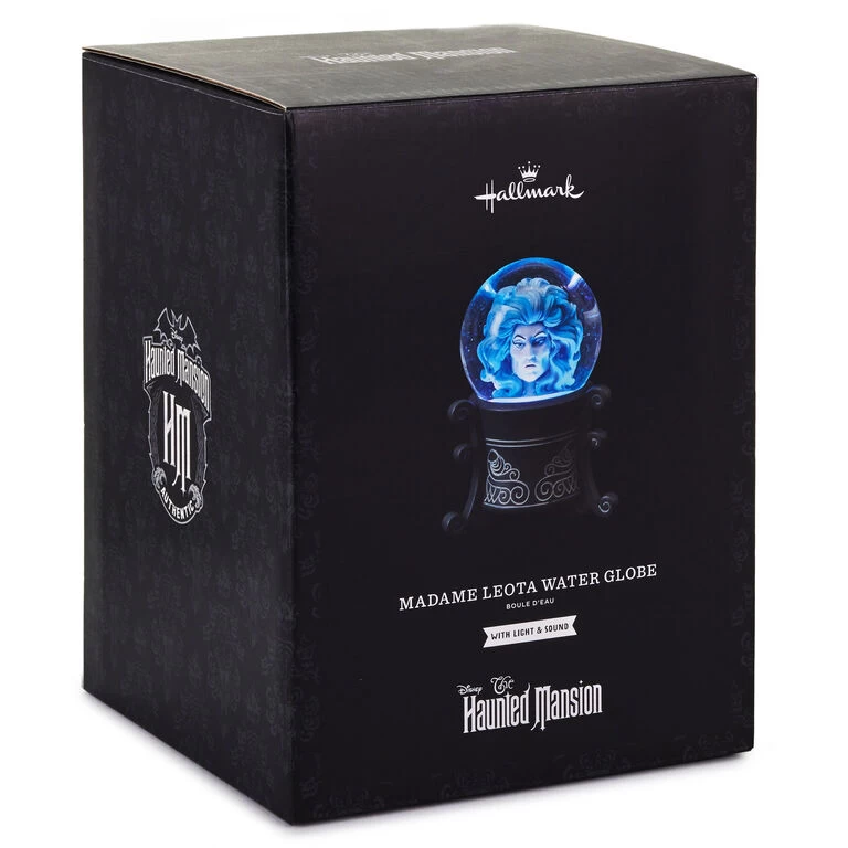 Hallmark Disney The Haunted Mansion Madame Leota Snow Globe With Light & Sound 5 Hallmark Disney The Haunted Mansion Madame Leota Snow Globe With Light & Sound - Image 3