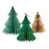 Hallmark Honeycomb Trees 3D Pop-Up Christmas Decorations, Set Of 3 2 Hallmark Honeycomb Trees 3D Pop-Up Christmas Decorations, Set Of 3 -Toy Store Honeycomb Trees 3D PopUp Christmas Decorations Set 1999XPJ8046 01