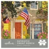 Hallmark Patriotic Front Porch 1,000-Piece Puzzle 1 Hallmark Patriotic Front Porch 1,000-Piece Puzzle -Toy Store House With American Flag Painting 1000Piece Puzzle 1PUZ1033 01