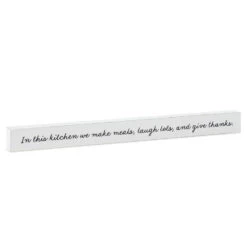 Hallmark In This Kitchen Wood Quote Sign, 23.5x2