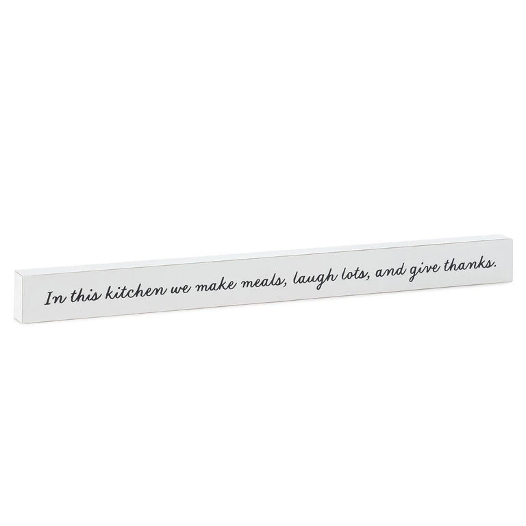 Hallmark In This Kitchen Wood Quote Sign, 23.5x2 3 Hallmark In This Kitchen Wood Quote Sign, 23.5x2