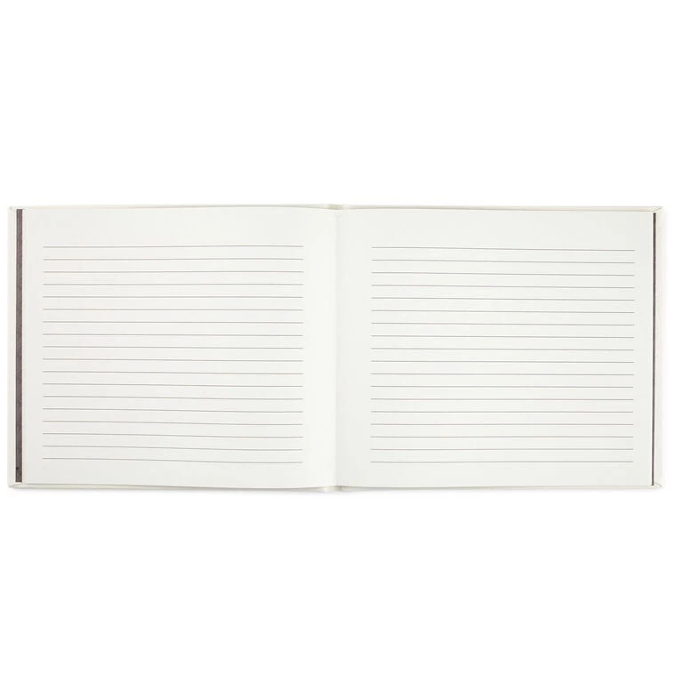 Hallmark Ivory Botanical Pattern Guest Book 5 Hallmark Ivory Botanical Pattern Guest Book - Image 3