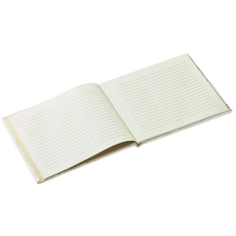 Hallmark Ivory And Gold Guest Book 4 Hallmark Ivory And Gold Guest Book - Image 2