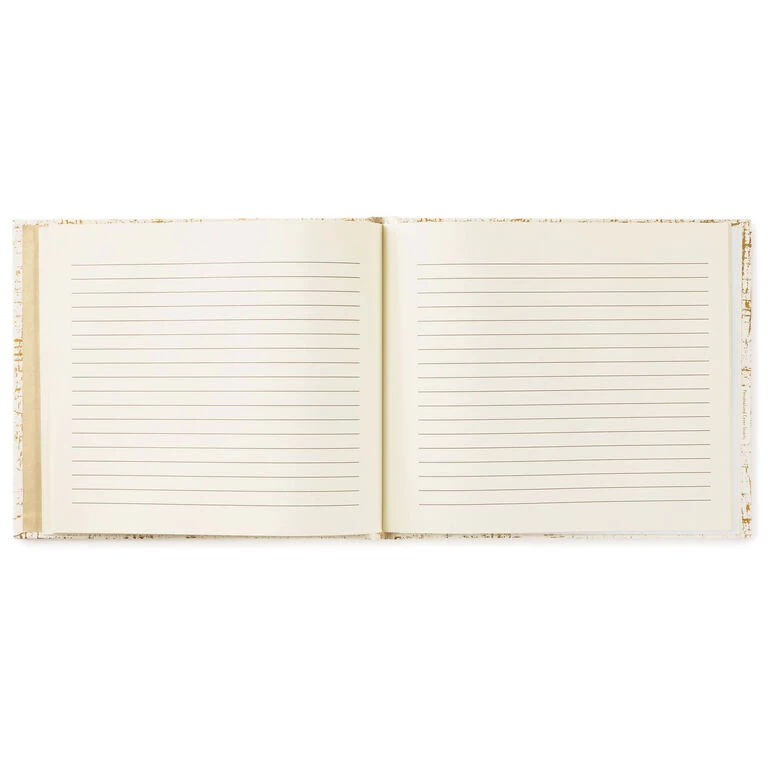 Hallmark Ivory And Gold Guest Book 6 Hallmark Ivory And Gold Guest Book - Image 4