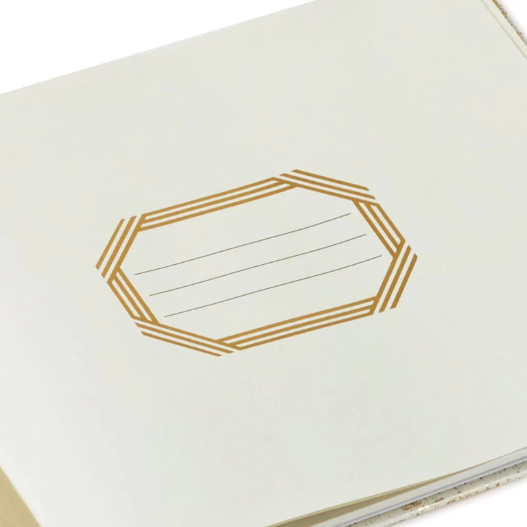 Hallmark Ivory And Gold Guest Book 9 Hallmark Ivory And Gold Guest Book - Image 7